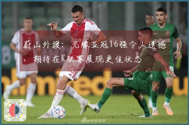蔚山外援：无缘亚冠16强令人遗憾，期待在K联赛展现更佳状态